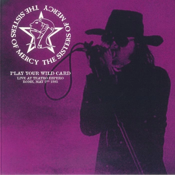 The SISTERS OF MERCY Play Your Wild Card orange & black splattered vinyl LP ltd - Image 1 of 3