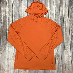 Sudadera con Capucha REI Co-Op Sahara Tono Rendimiento Elastizada Mediana Para Hombres Naranja Senderismo - Imagen 1 de 8