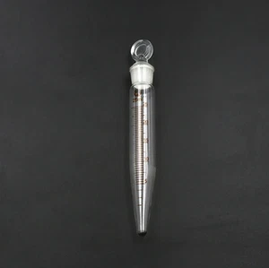 5pcs 25ml Glass sharp bottom centrifugal tube with frosted plug,Laboratory j - Picture 1 of 2