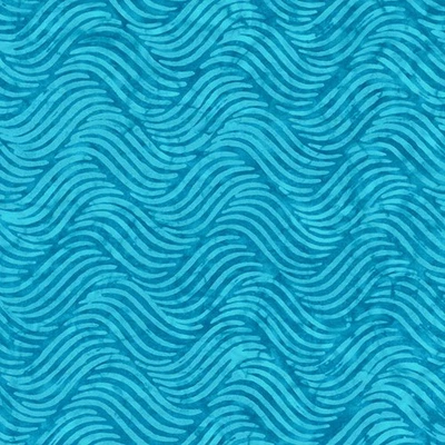 QE8: Charm - Waves - 457Q-3 Ocean - Batik Foto 1 de 2