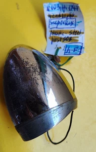 VINTAGE HEAD LIGHT SUPERLUX BRAND YEARS 60 FANALE BICI ANNI 60 - Picture 1 of 16