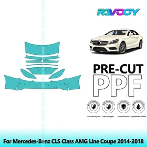 Paint Protection PPF Kit For Mercedes-Benz CLS Class AMG Line Coupe 2014-2018 - Picture 1 of 7