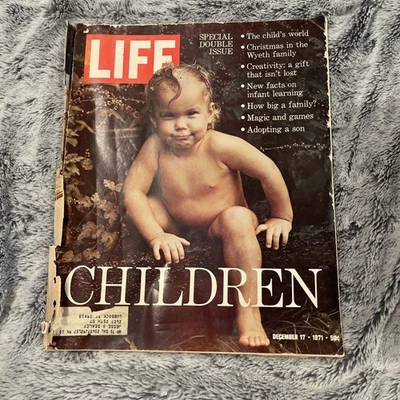 Vtg LIFE Magazine December 17, 1971 Children Special Double Issue Foto 1 de 4