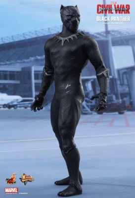 Hot Toys Mm363 Civil War Black Panther Figura De Acción Escala 1/6 - Imagen 1 de 4