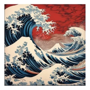 VARHHUXHA 5D DIY DIAMOND PAINTING KIT - BIG WAVE - Picture 1 of 1