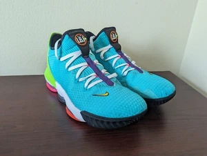 Nike LeBron 16 XVI Low Hyper Jade Air Max Trainer 2 Size 12 CI2668-301 - Picture 1 of 10