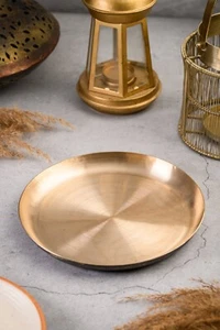 Kansa Nasta Dish 10 Inch - Starter Plates - Picture 1 of 9