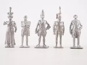 Vertunni Francia Lote De 5 Figuras de Metal Bruto Sin Pintar 55MM - Imagen 1 de 5
