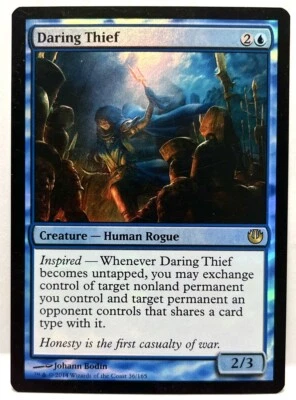 MTG- Daring Thief- #36- FOIL-Journey into Nyx, NM - Image 1 of 2