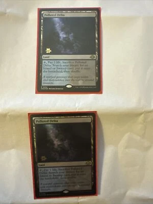 MTG Polluted Delta PROMO STAMPED FOIL | Modern Horizons 3 | NM [SLG] - Image 1 of 3