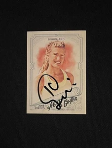 Genie Bouchard Signed Allen & Ginter Card COA 10 Proof Photo - Picture 1 of 3