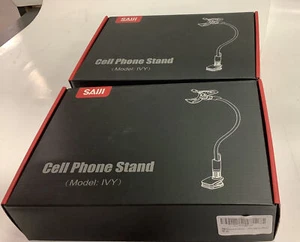 (QTY 2) SAIJI CELL PHONE STAND MODEL IVY NEW IN BOX - Zdjęcie 1 z 6