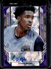 2021-22 Leaf Metal Chance Westry Purple Crystal Portrait Auto Autograph #19/20