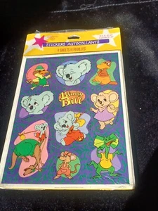 Vintage Hallmark/Ambassador 1990 Blinky Bill Stickers NIP 4 Sheets 40 Total - Picture 1 of 3