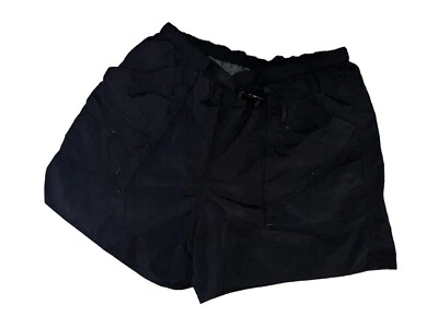 Lands End Men's Size XL 40-42 Swim Trunks Black Mesh Liner Drawstring Baggies - Image 1 of 4