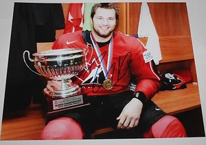 RICK NASH SIGNED 8X10 PHOTO NEW YORK RANGERS CANADA COLUMBUS BLUE JACKETS COA - Picture 1 of 1