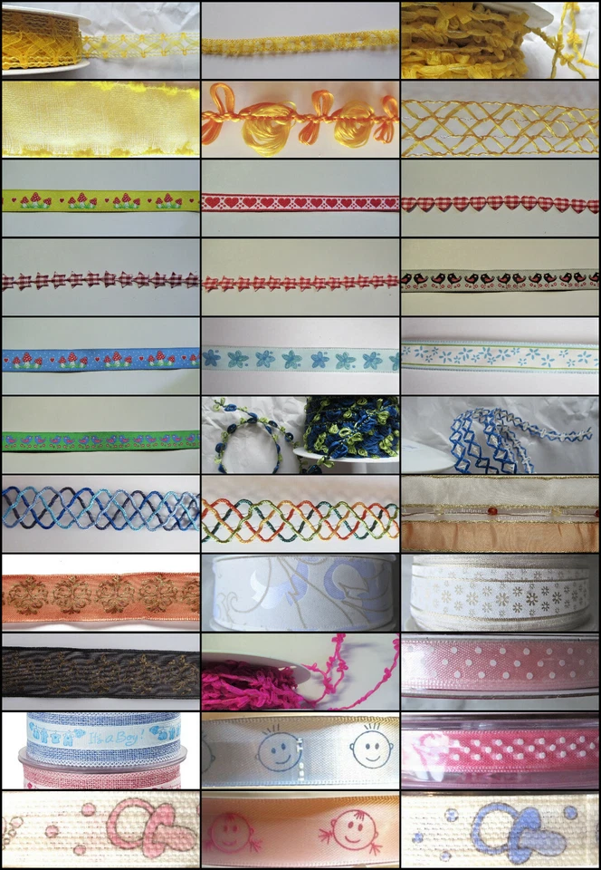 HOBBYFUN/HOTEX 1m Dekoband Juteband Satinband Leinenband Taftband Geschenkband wahlweise