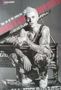 JUSTIN BIEBER - A3 Poster (42x28cm) - Sexy Clippings MERCH Sammlung German BRAVO - Bild 1 von 1