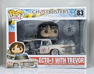 Funko Rides #83 Ghostbusters Afterlife Ecto-1 with Trevor (Dbl Boxed) - Picture 1 of 8