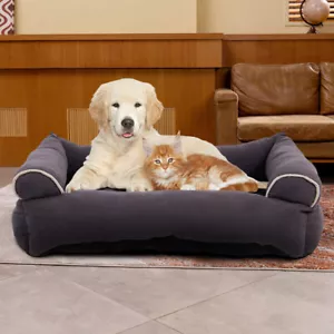 Extra Large Dog Bed Cat Pet Sofa Beds Cushion Puppy Mattress Soft Warm Calming - Picture 1 of 17