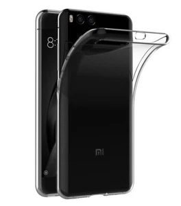 For XIAOMI MI 6 SHOCKPROOF TPU CLEAR CASE SOFT SILICONE GEL BACK SLIM COVER - Picture 1 of 10