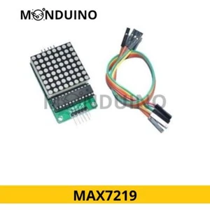 Matrice LED MAX7219 Dot Matrix MCU Affichage 8X8 LED rouge Arduino DIY MONDUINO - Foto 1 di 1