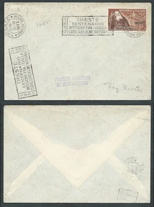 1952 TRIESTE A FDC MASSAIA TIMBRO DI ARRIVO - BF - Imagen 1 de 1