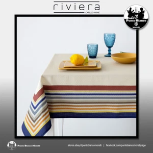 RIVIERA | STRIPES Tovaglia o copritavolo rettangolare di cotone senza tovaglioli - Imagen 1 de 4