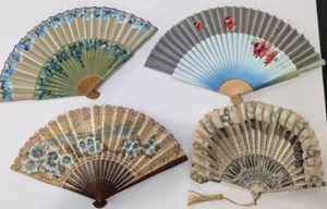 Vintage hand painted Hand Fans - Picture 1 of 19