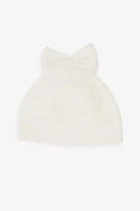 NEXT Girls Cream Knitted Beanie - Age 1.5 - 2 yrs - Picture 1 of 1
