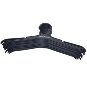 20er Set Kleiderbügel Dessous Style schwarz Kunststoff - größere Mengen verfügbar - Bild 1 von 3