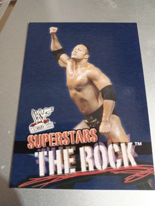 2001 FLEER WWF WRESTLEMANIA WRESTLING SUPERSTARS The Rock
