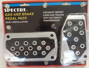 PASTILLAS DE PEDAL DE FRENO Y GAS DE ALUMINIO SPECTRE 6510 IMPORTACIÓN SINTONIZADOR TRANS AUTOMÁTICO - Imagen 1 de 3