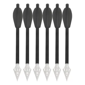 6.3'' Archery Crossbow Bolts Aluminum Arrows Blade Broadhead Hunting Target - Picture 1 of 17