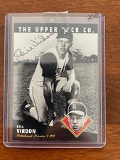 1994 Upper Deck All Time Heroes Auto Autograph Signed Bill Virdon