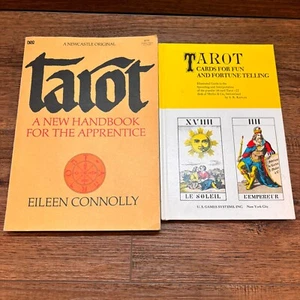 Vintage Book Tarot Cards Fun Fortune Telling S.R Kaplan Tarot Eileen Connolly.. - Imagen 1 de 10