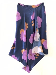 DODO BAR OR Emily Asymmetric Floral-print Skirt Multi Color Eur 40 / U.S 4 - Picture 1 of 3