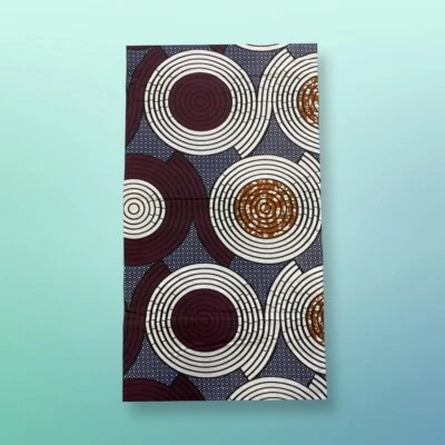 African Wax Print Ankara Fabric. Full 6 Yards Dress/Skirt Craft New Poly Cotton