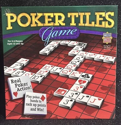 POKER TILES GAME --COMPLETE -- MINT CONDITION - Image 1 of 2