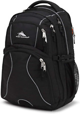 High Sierra Swerve Laptop Backpack, Black, One Size Size, Black 