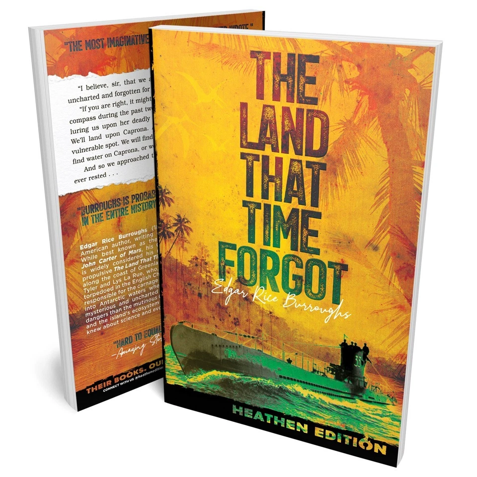 The Land That Time Forgot by Edgar Rice Burroughs (Heathen Edition) Foto 1 de 1
