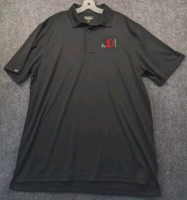 Polo de golf recto para hombre talla XL manga corta elástico bordado The D Vegas Foto 1 de 4