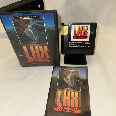 LHX Attack Chopper  (Sega Genesis, 1992) with Manual - Image 1 of 4