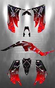 YAMAHA RAPTOR 350 2004-2014 Kit Gráficos Completo Calcomanías Stikers - Imagen 1 de 4