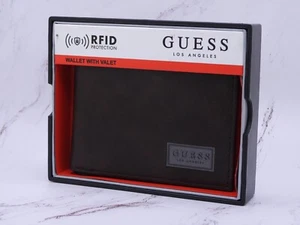 Cartera Guess Hombres Marrón Triple Protección RFID Caja de Regalo Precio de venta sugerido por el fabricante $42 - Imagen 1 de 9