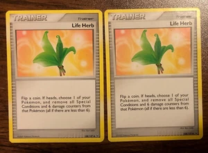 LIFE HERB 108/127 Platinum Uncommon Pokemon Card 2x LP Trainer - Imagen 1 de 2