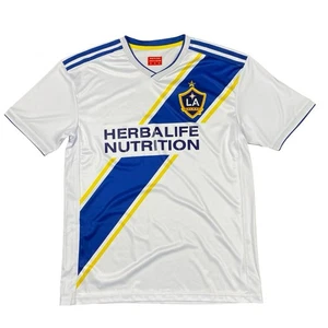 LA Galaxy Athletic Shirt Herren klein bestickt Brust Patch Fußball - Bild 1 von 8