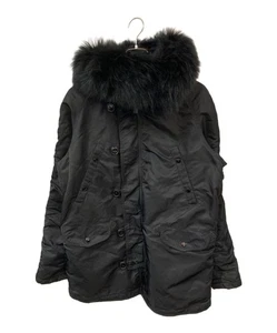 ALPHA N-3B JACKET flight jacket Size: L Black Men 20094-901 - Picture 1 of 7