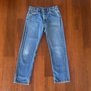 Vintage Levi’s 505 Jeans Orange Tab Zip Fly Actual waist 31” - Picture 1 of 5