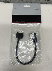GENUINE AUDI AMI CABLE ADAPTER FOR IPOD, IPAD, AND IPHONE, NEW 4F0 051 510 K - Picture 1 of 2